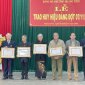 Lễ Trao huy hiệu và tổng kết công tác đảng năm 2024